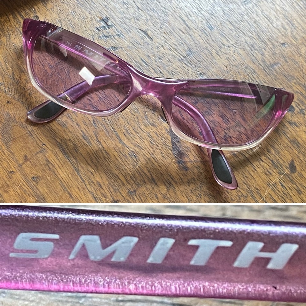 SMITH Toaster Slider in Violet with Interchangeable Lenses Y2K Barbie Sport